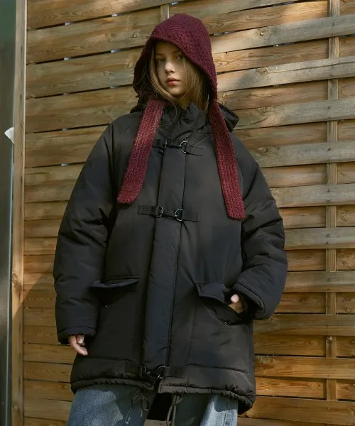 Fluke Dual-Layer Clip Long Parka - Black