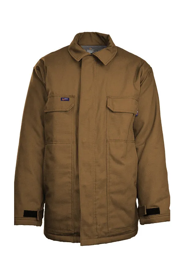 FR Insulated Chore Coat with Windshield Technology | Brown