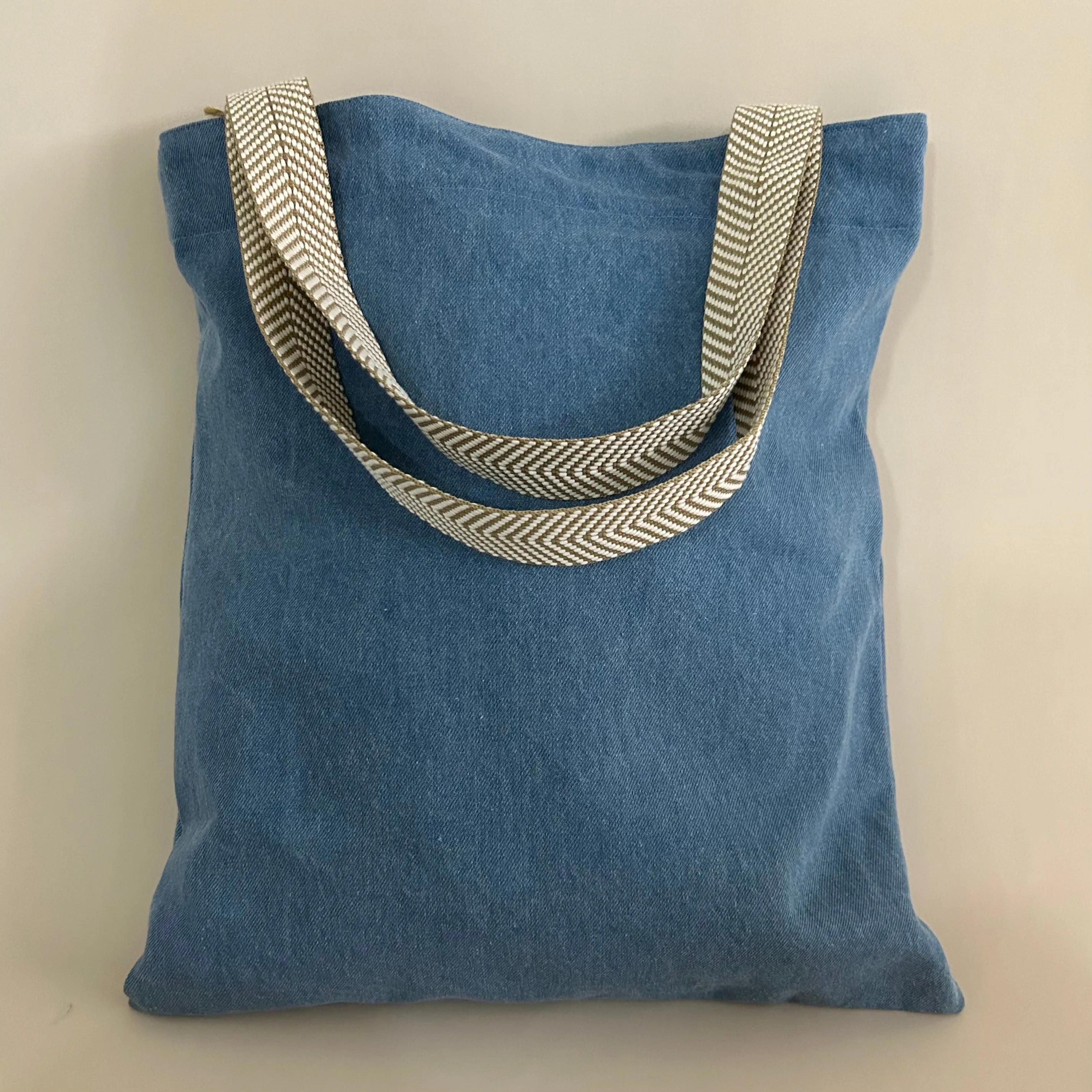 G&B Tote Bag for Dog Moms, Denim