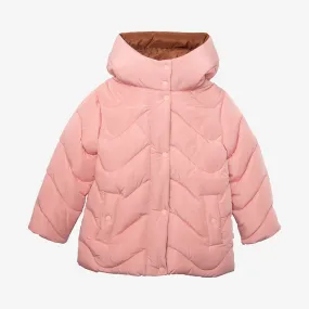 Girls' blush parka