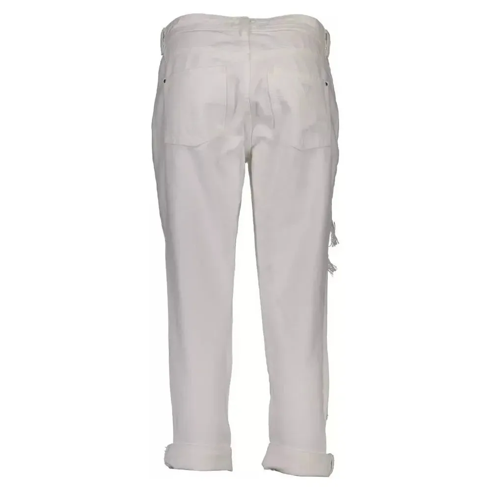 Guess Jeans White Cotton Women Jeans