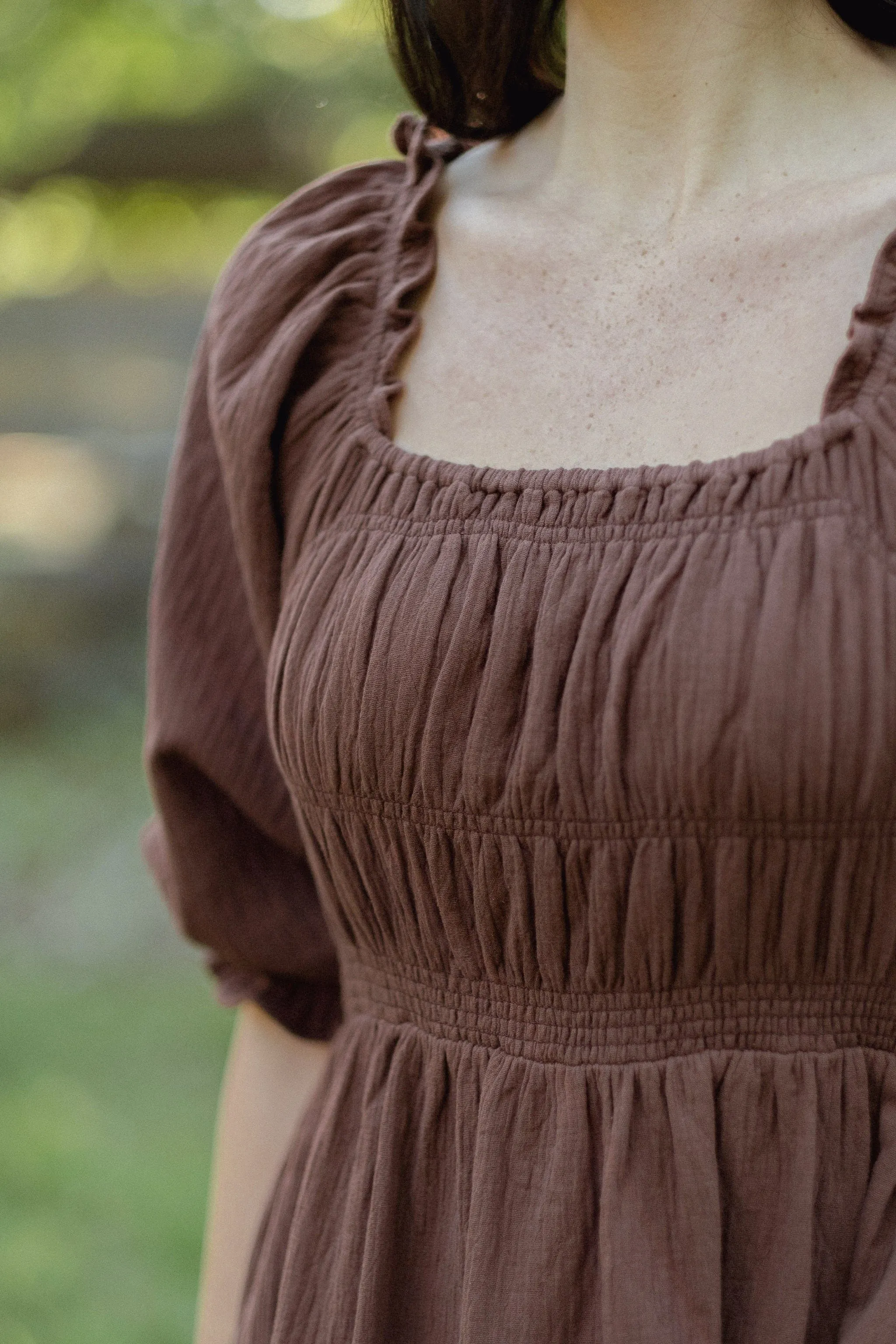 Hayden Dress - Chocolate Brown