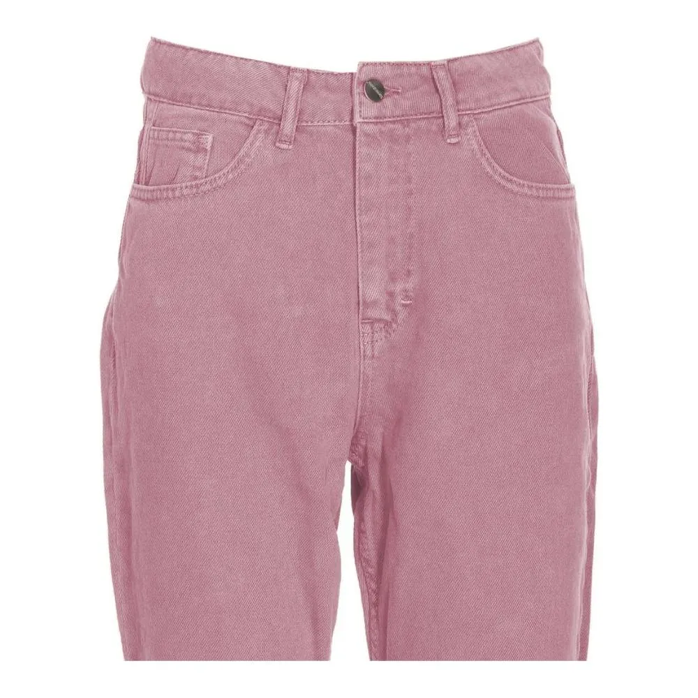 Hinnominate Chic Pink Raw Cut Bottom Jeans