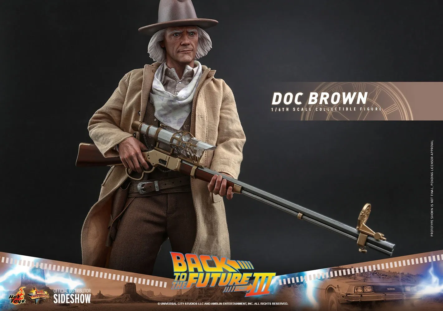 Hot Toys Back to the Future Doc Brown Sixth Scale Figure