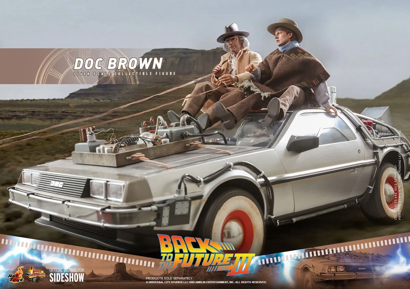 Hot Toys Back to the Future Doc Brown Sixth Scale Figure