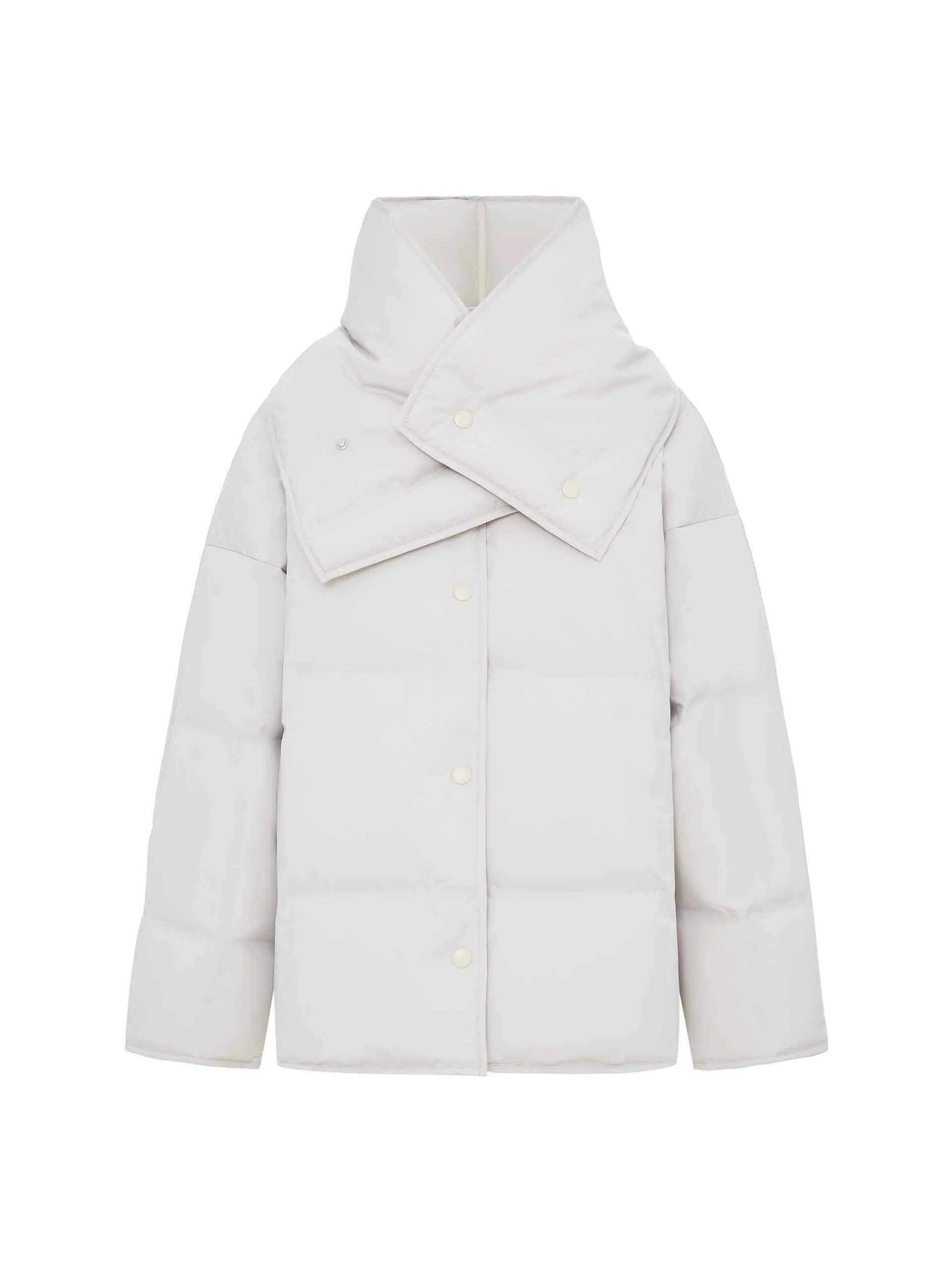 Include Scarf Puffer Coat