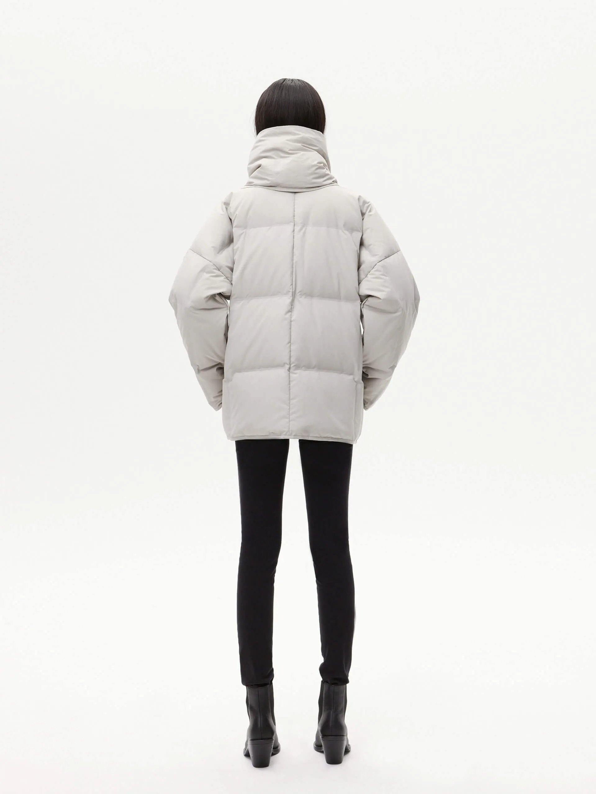 Include Scarf Puffer Coat