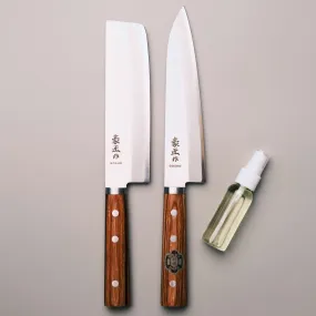 Japanese Kitchen Knife Duo