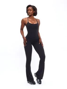 Legacy Flare Bodysuit - Onyx Black