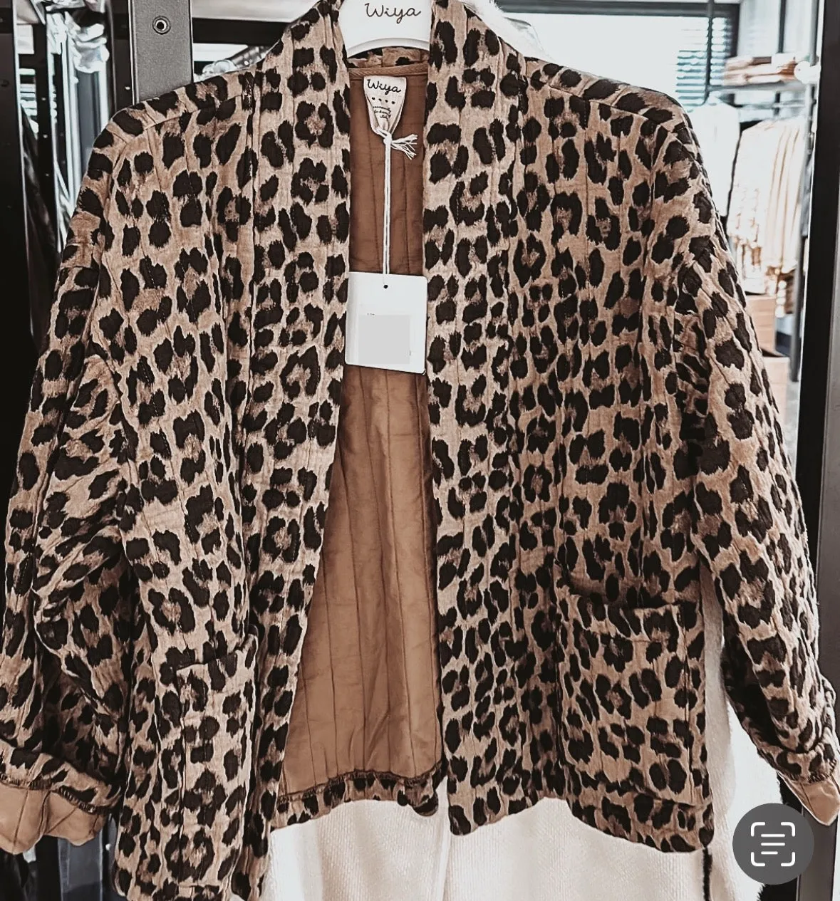 Leopard quilted jacket  *NEW*