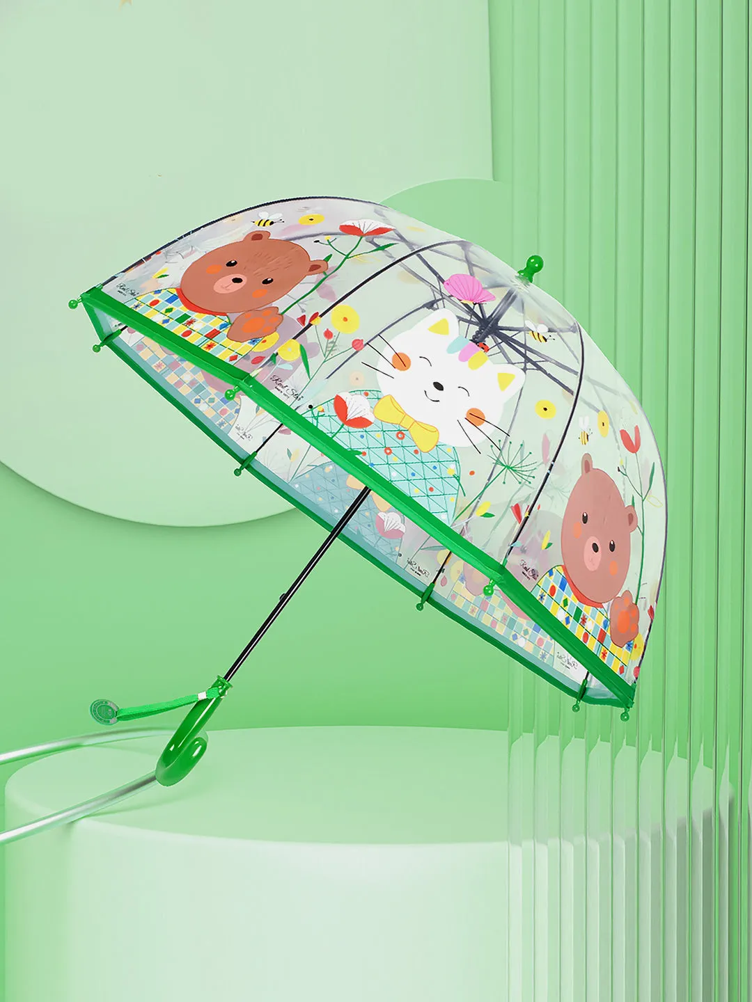 Little Surprise Box Dome Style Transparent Umbrella for Kids