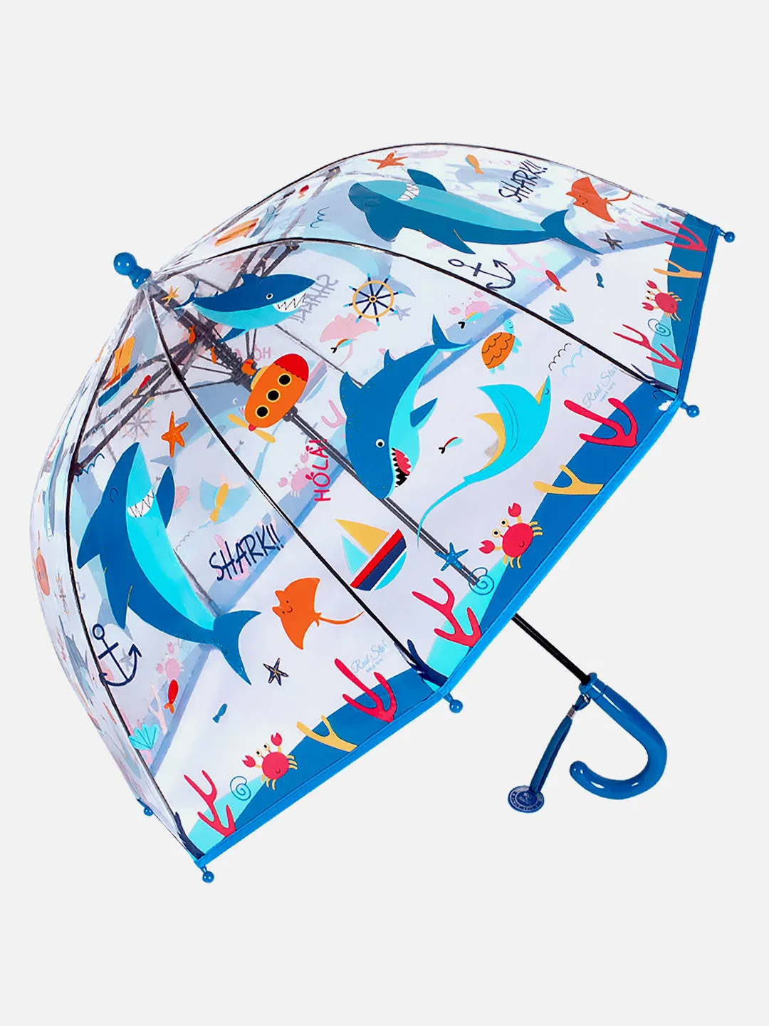 Little Surprise Box Dome Style Transparent Umbrella for Kids