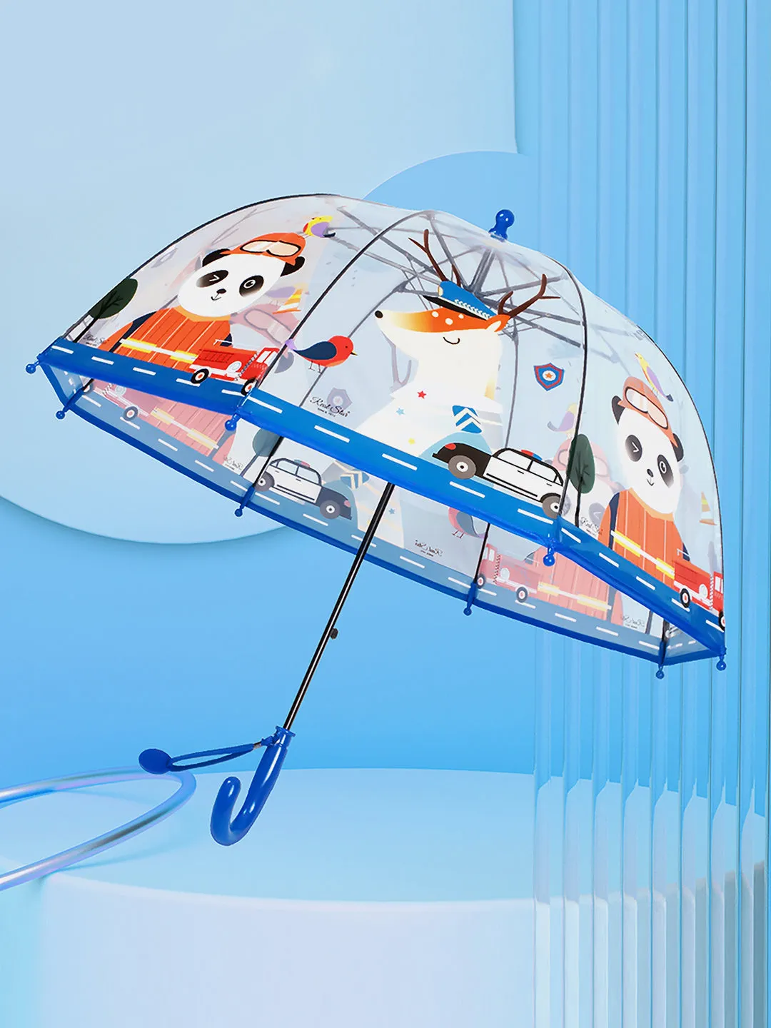 Little Surprise Box Dome Style Transparent Umbrella for Kids