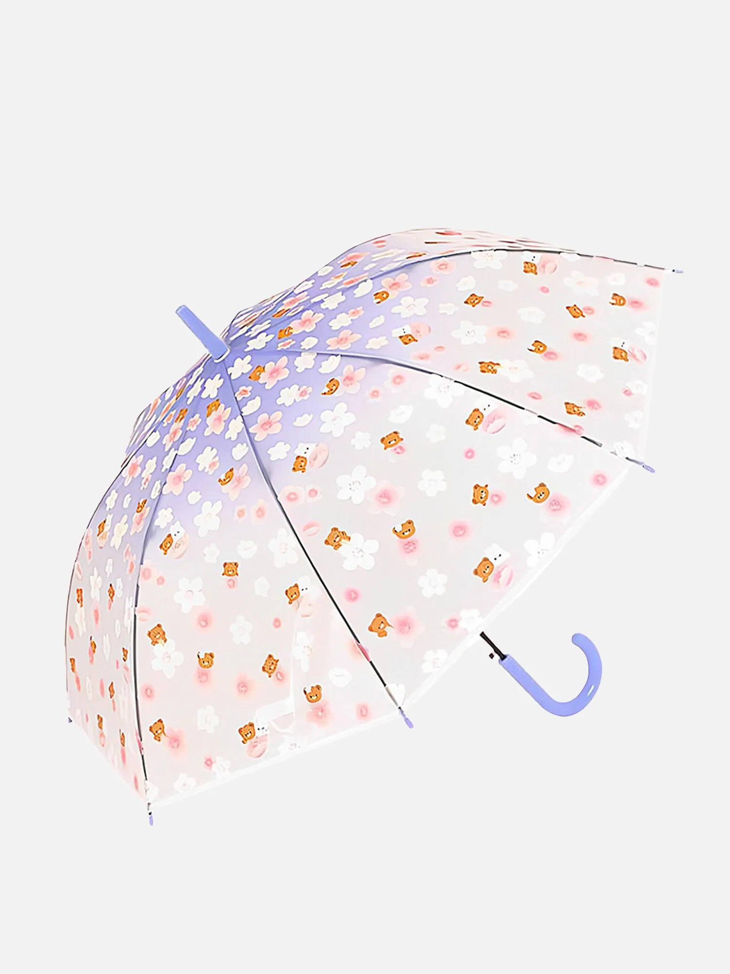 Little Surprise Box Transparent Bunny Print Umbrella for Kids