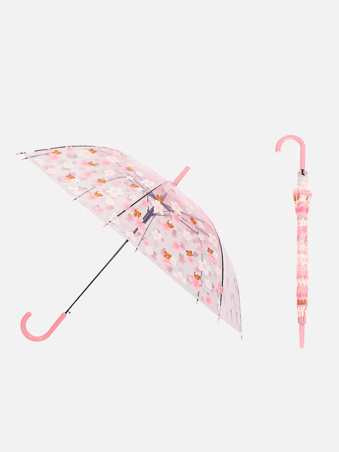 Little Surprise Box Transparent Bunny Print Umbrella for Kids