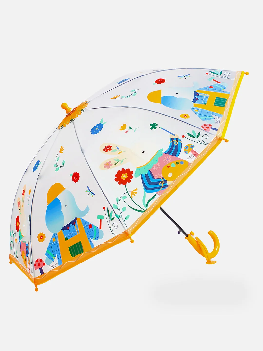 Little Surprise Box Transparent Style Blue Umbrella for Kids