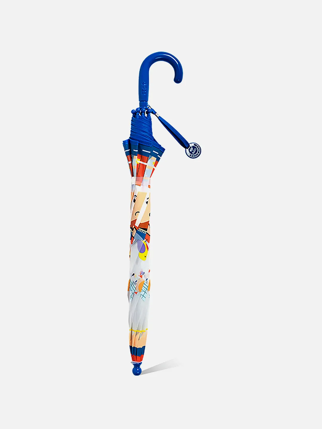 Little Surprise Box Transparent Style Blue Umbrella for Kids