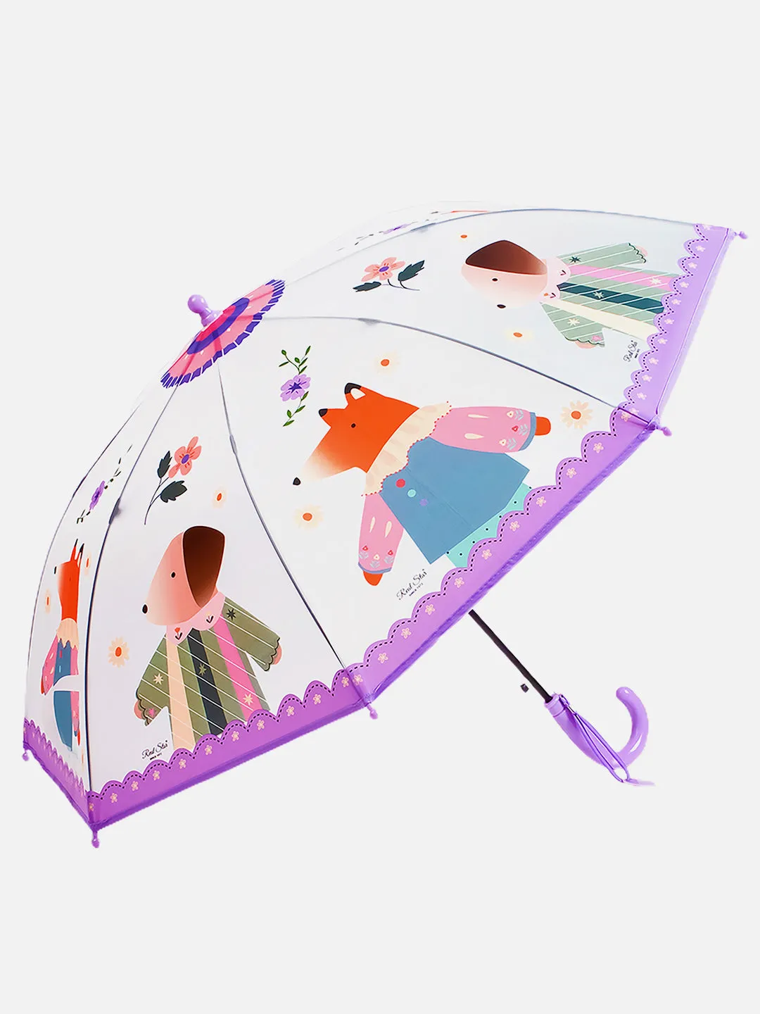 Little Surprise Box Transparent Style Blue Umbrella for Kids