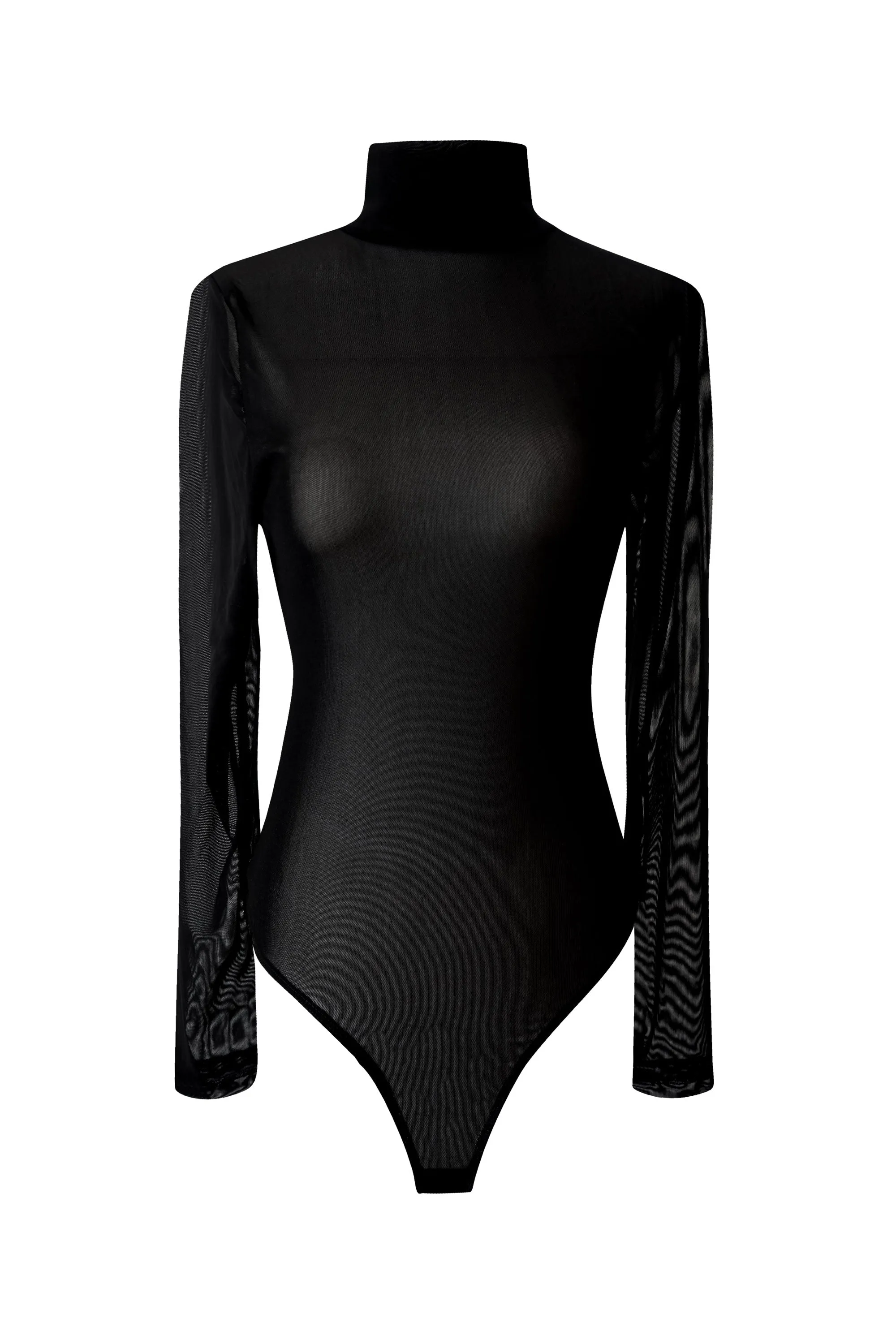 Lumi Black Mesh Bodysuit