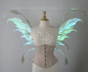 Made to Order Fauna Iridescent Convertible Fairy Wings in Your Color with Gold Veins