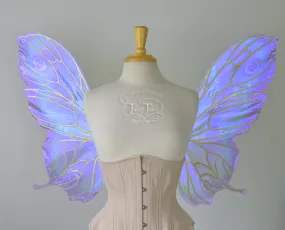 Made To Order Painted Iridescent Convertible Fairy Wings with Candy Coat gold veins