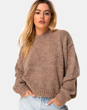 Margo Jumper in Knit Tan