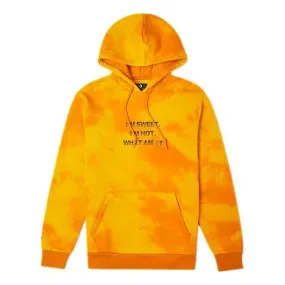 Men's Converse Tie Dye Gradient Casual Sports Pullover Yellow Sweatshirt