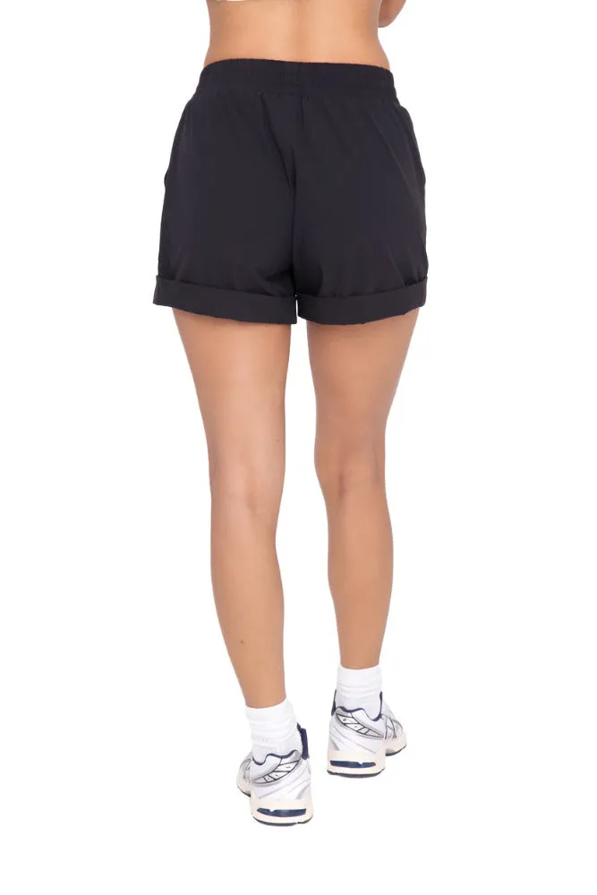 Mono B High Waist Cuffed Casual Shorts AP-A1230