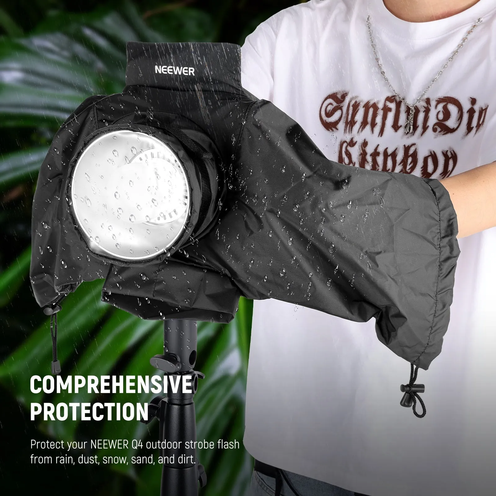 NEEWER CQP1 Rain Cover for Q4 Outdoor Strobe Flash