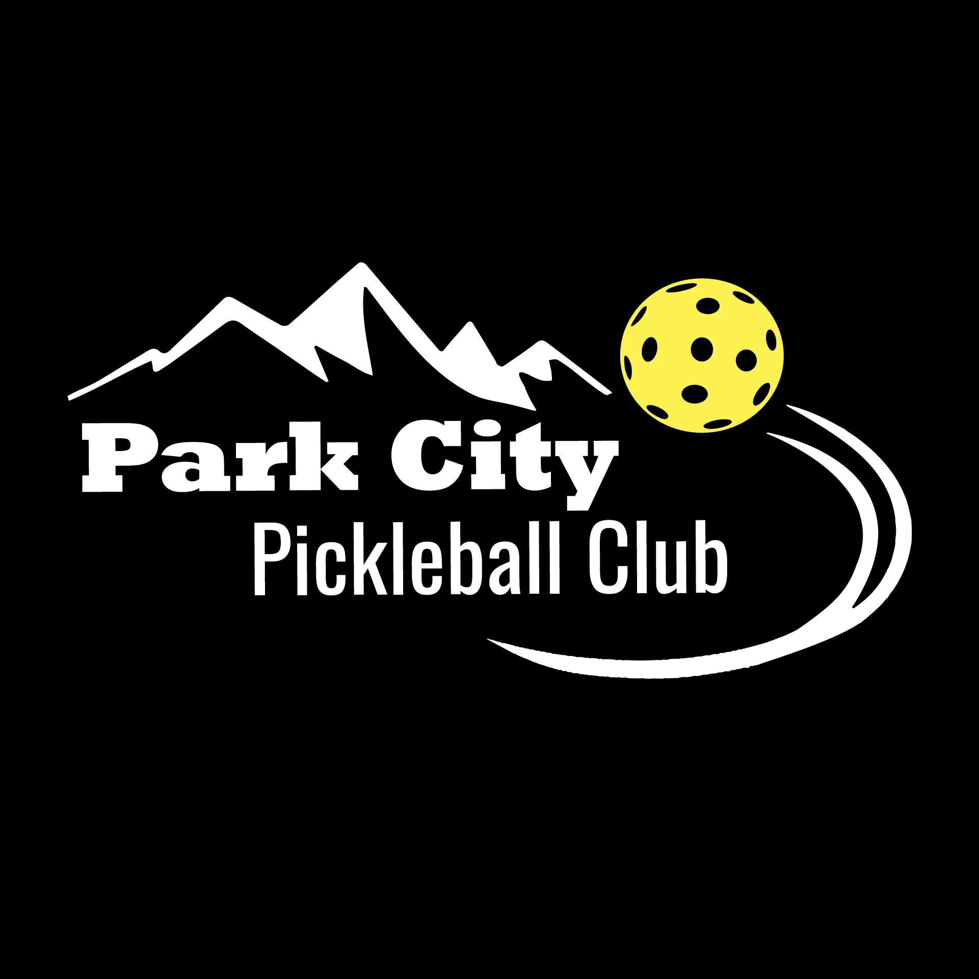 Park City Pickleball Club (White Words) Customizable | Women’s Fitted Hoodie Pickleball Sweatshirt | 50% Cotton 50% Poly Fleece