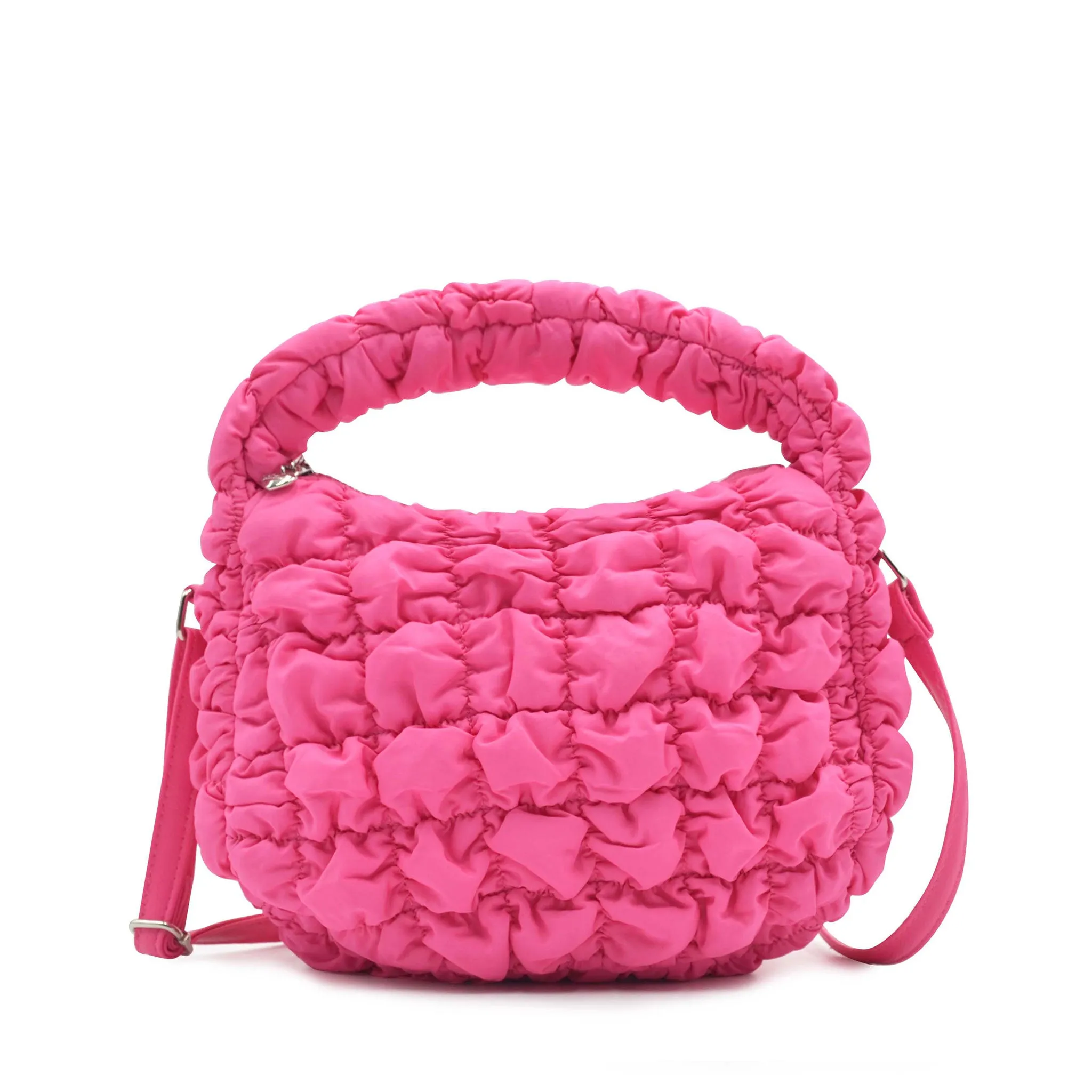 Quilted Scrunchies Mini Hobo Crossbody Bag