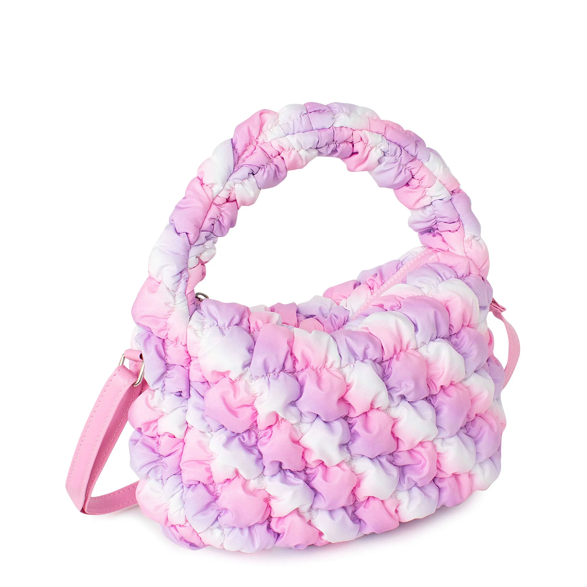 Quilted Scrunchies Mini Hobo Crossbody Bag