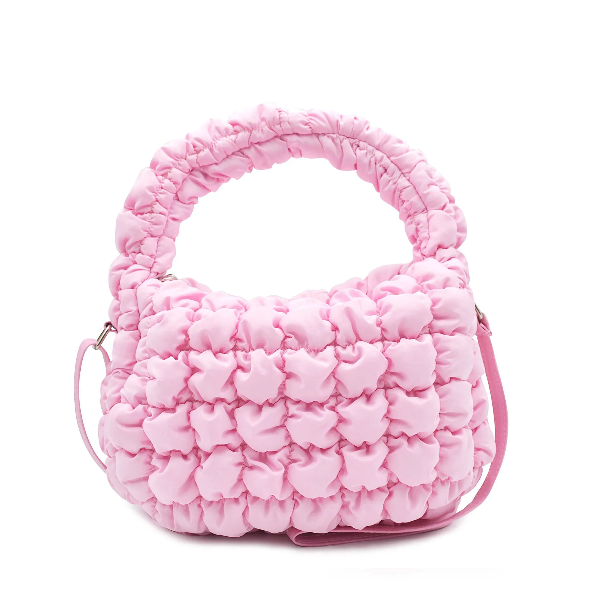 Quilted Scrunchies Mini Hobo Crossbody Bag