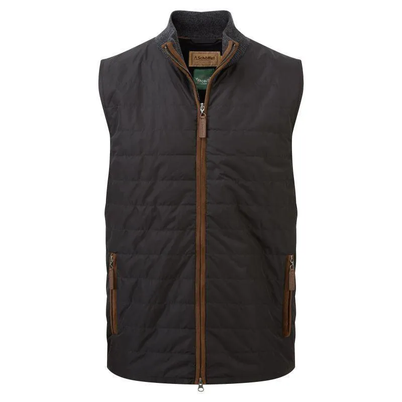 Schoffel Hybrid Mens Gilet - Charcoal