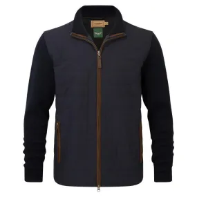 Schoffel Hybrid Mens Lambswool Jacket - Navy