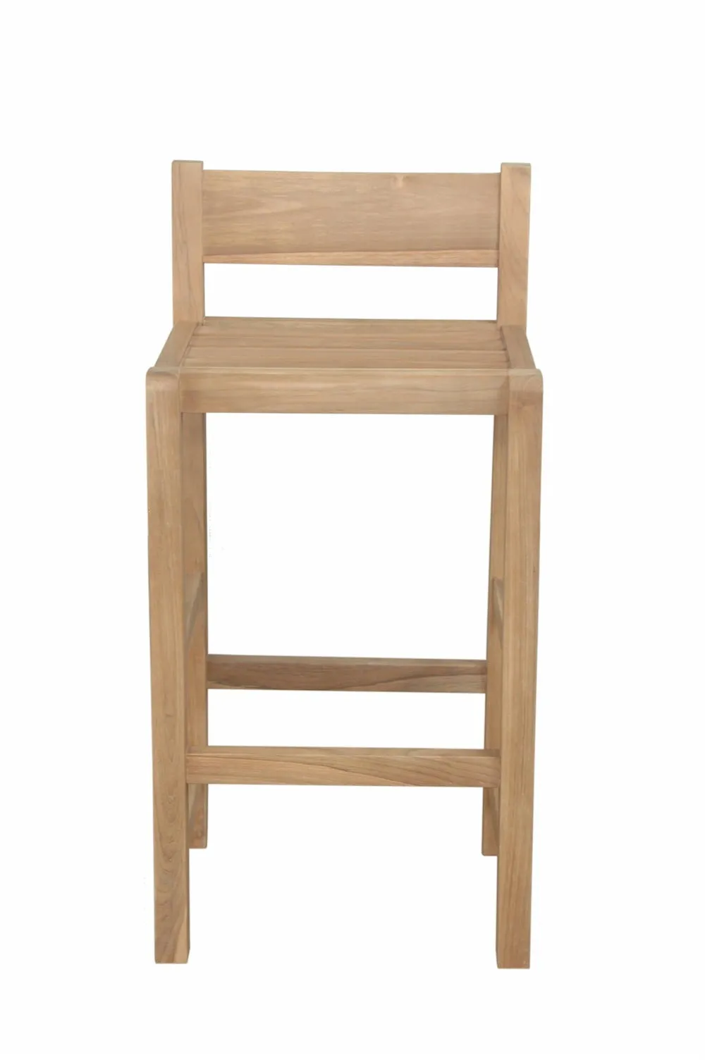 Sedona Bar Chair, 37 H x18 W x 16 L, Crafted in Raw Teak, Arrives in 5 - 9 Working Days & Delivered Free.