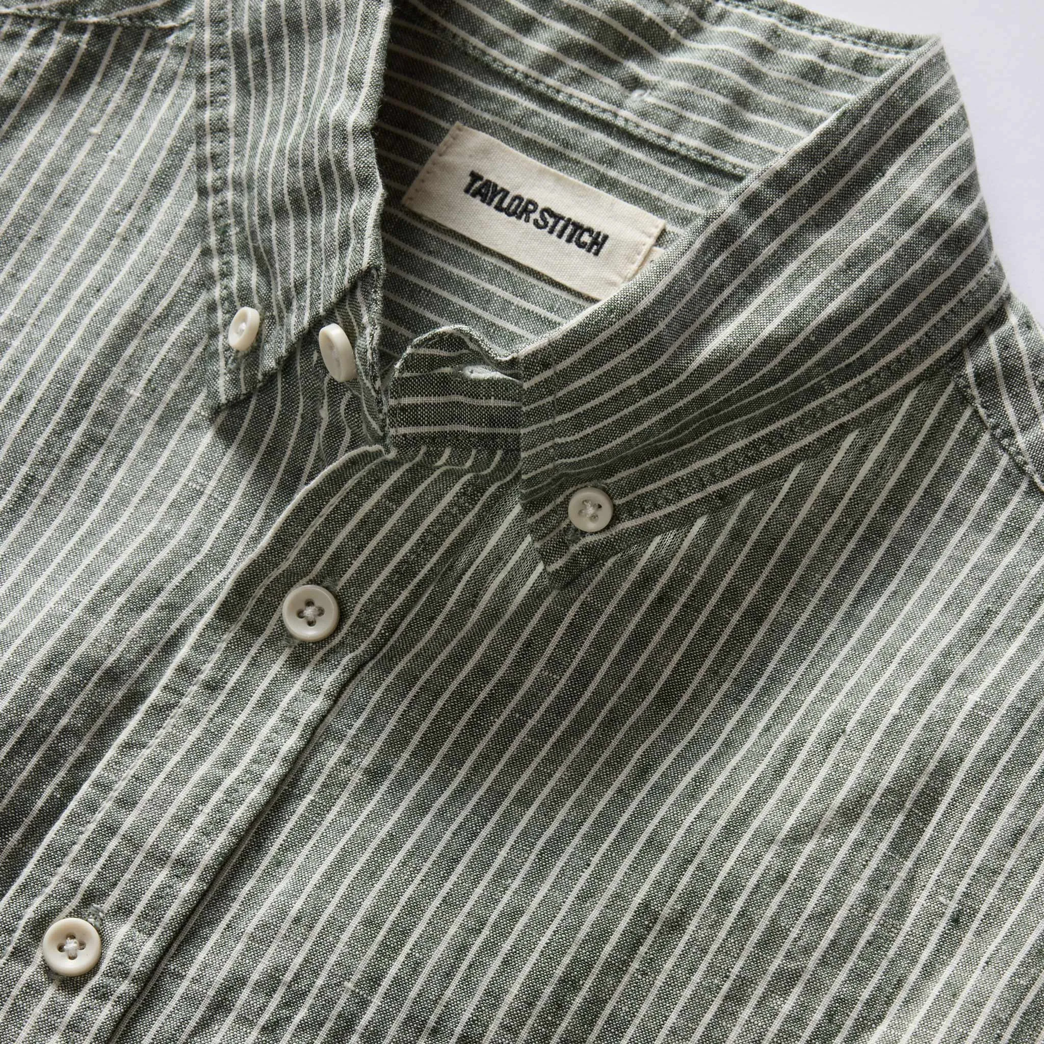 The Jack | Cilantro Stripe Linen