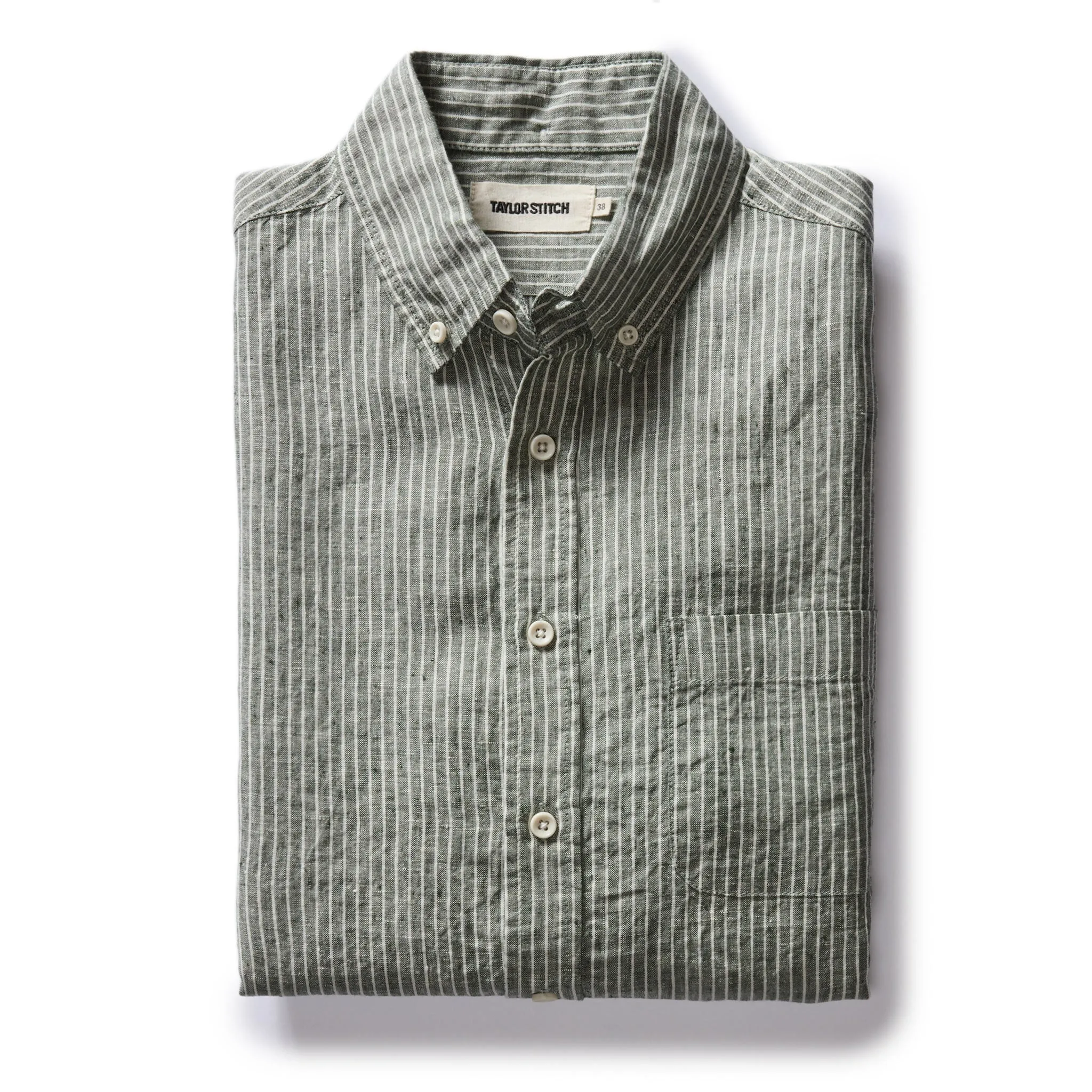 The Jack | Cilantro Stripe Linen