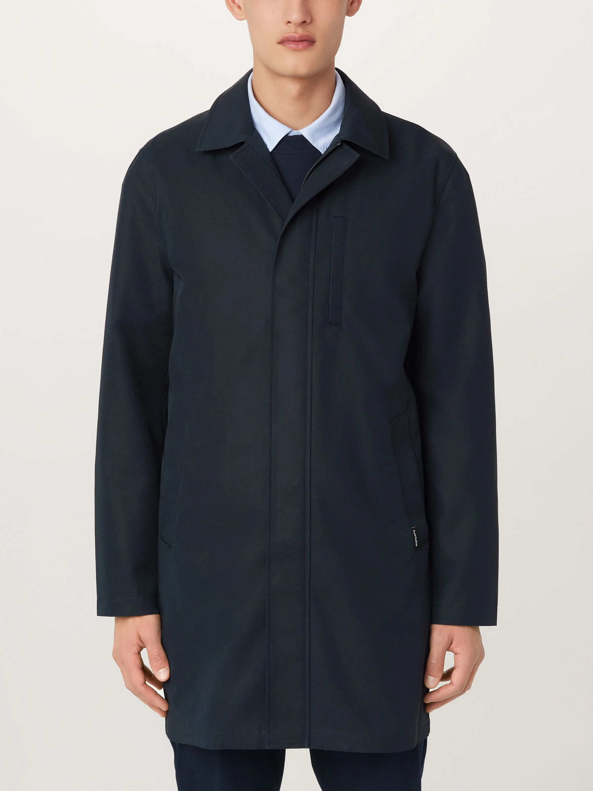 The Joseph Mac Topcoat in Deep Blue