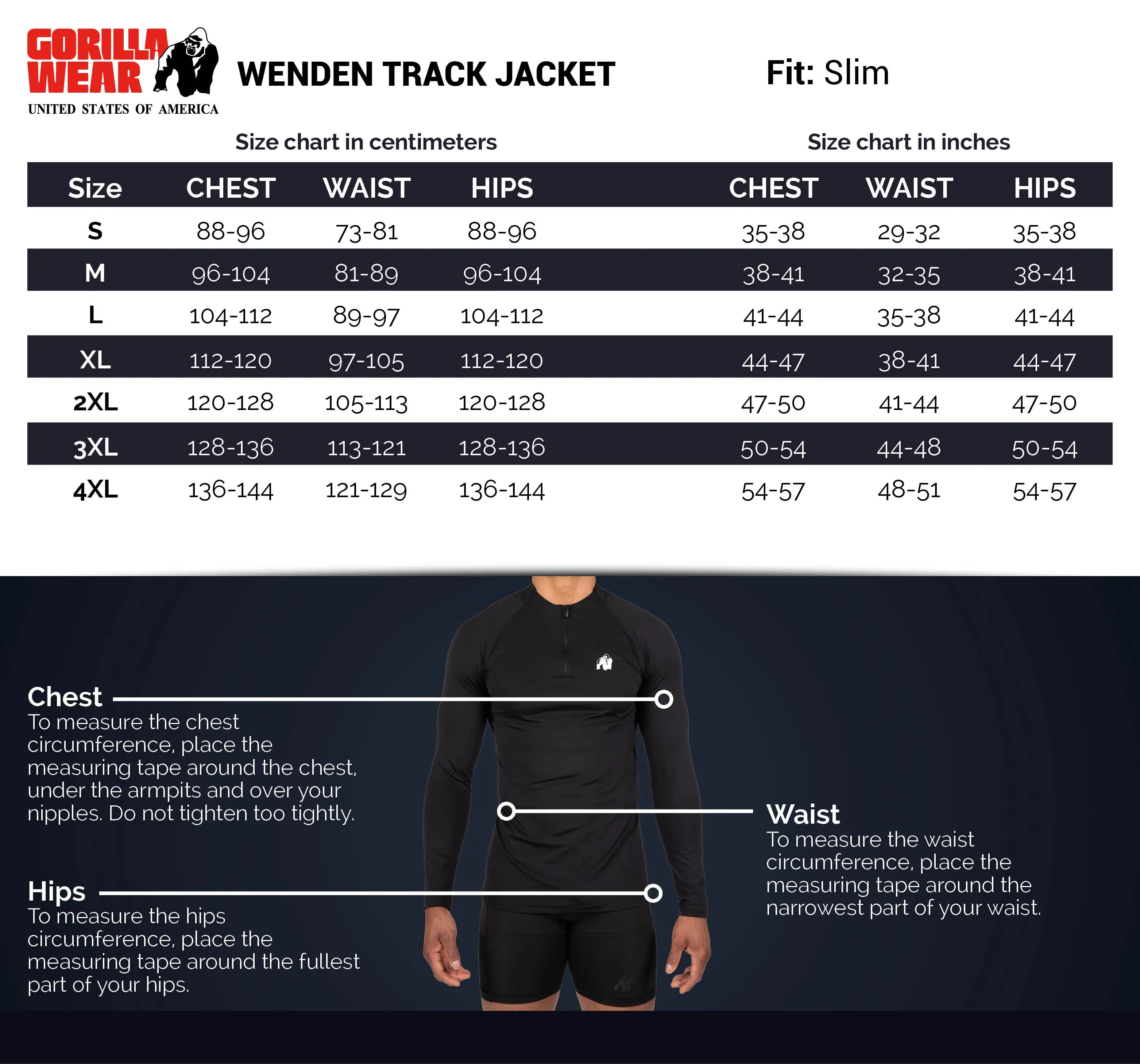 Wenden Track Jacket - Black/White