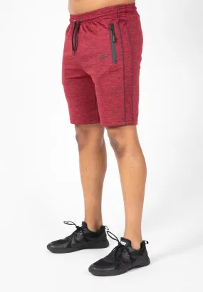 Wenden Track Shorts - Burgundy Red