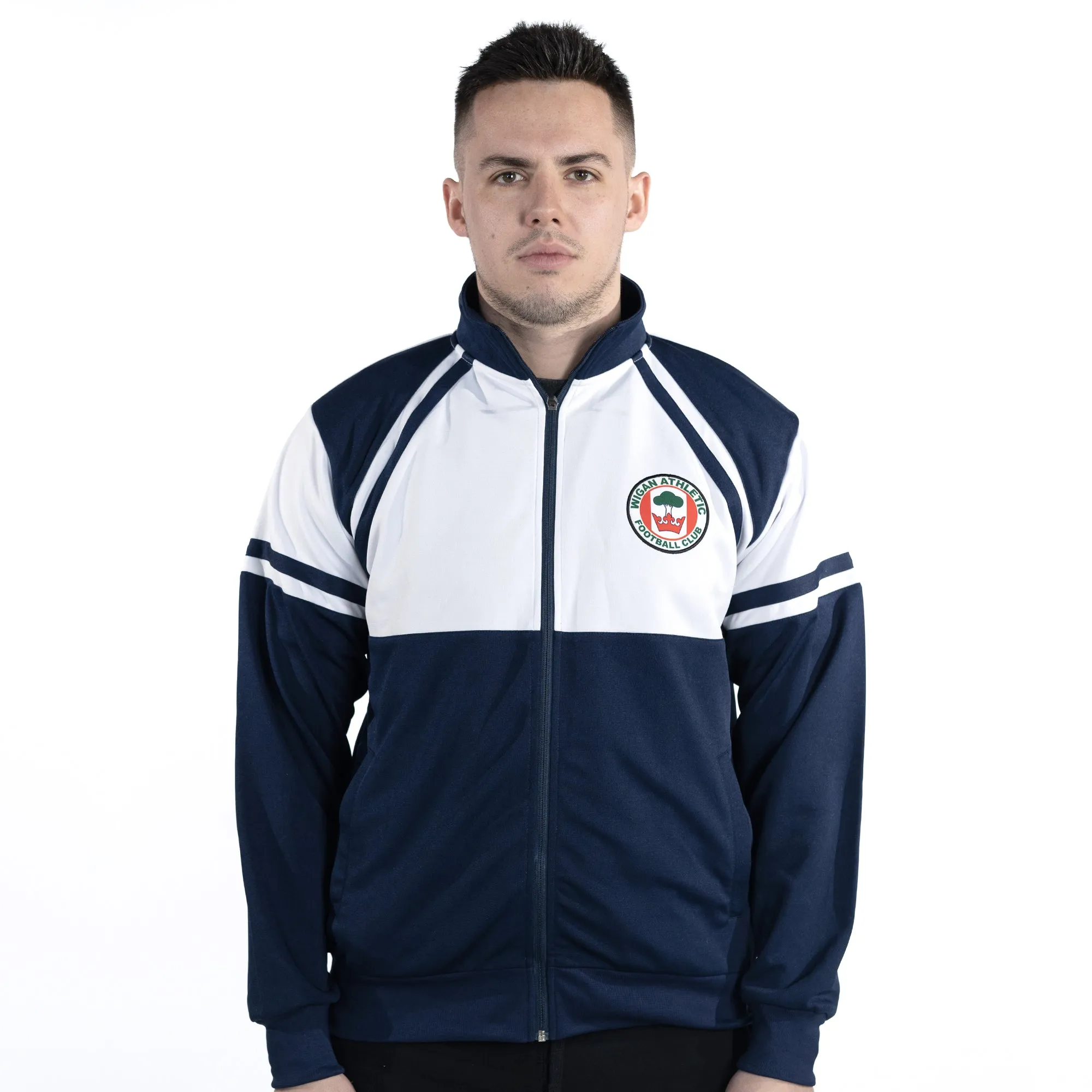 Wigan Athletic Retro Inspired Track Jacket