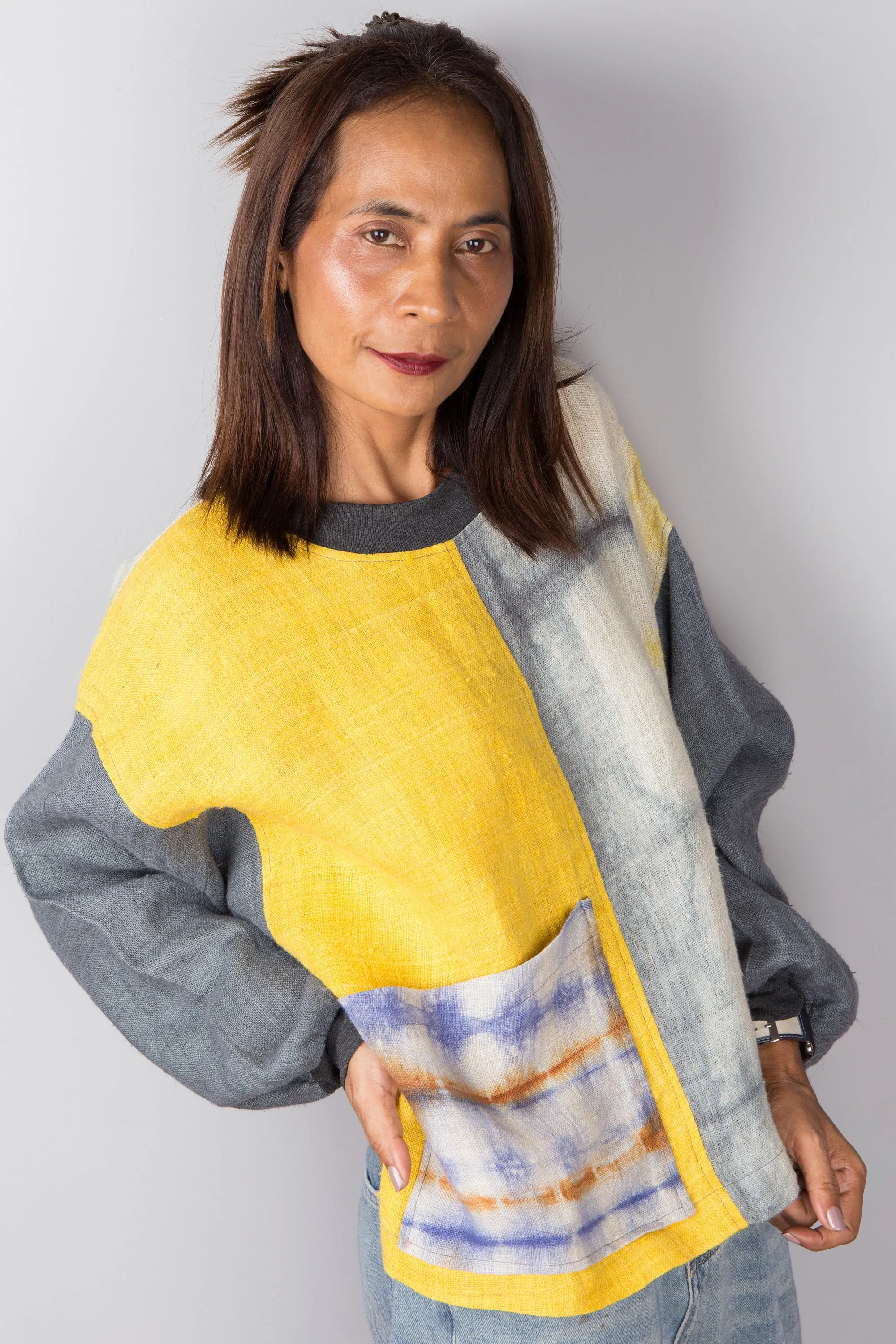 Yellow Hemp sweater