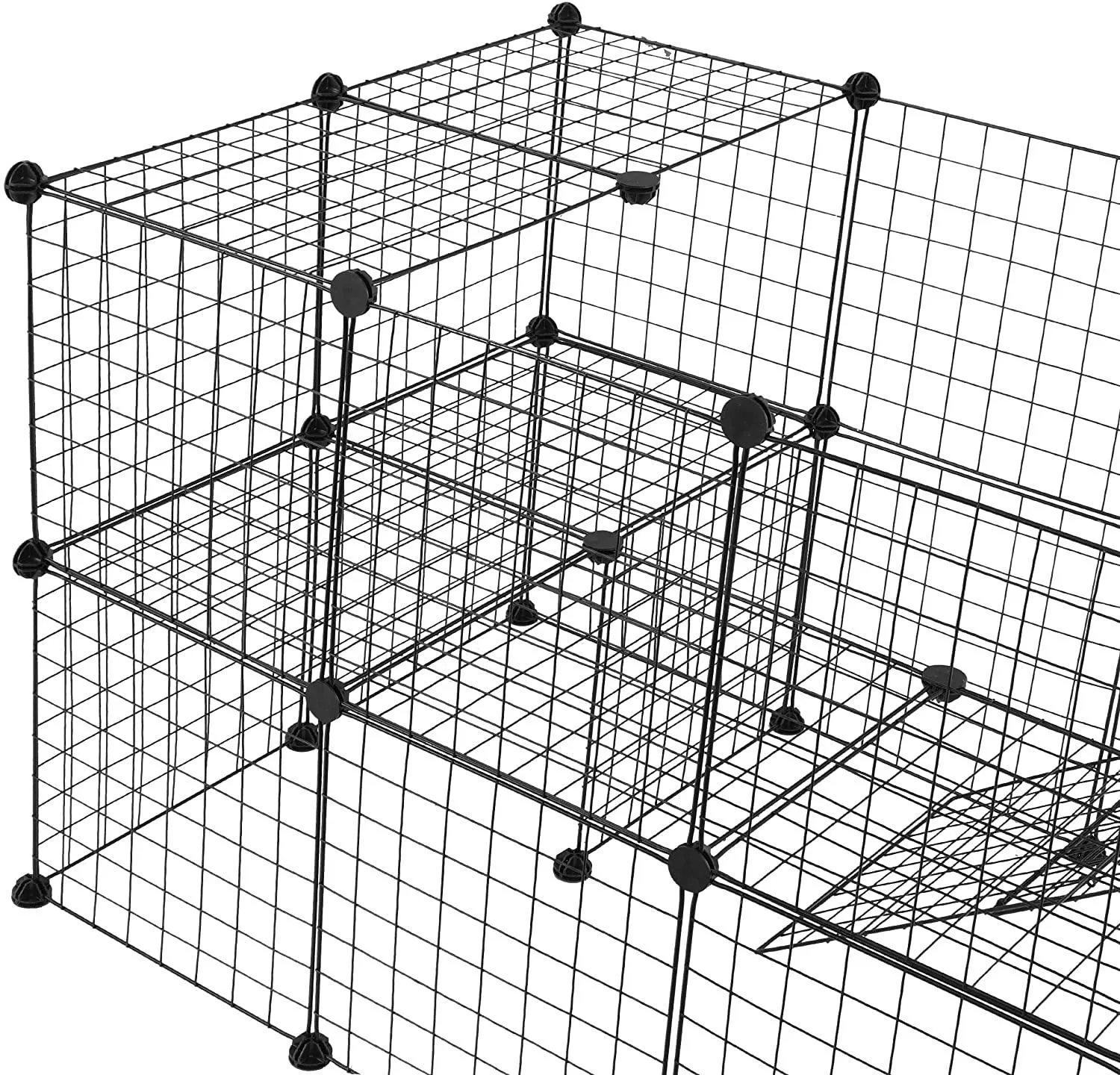 ZENY™ Pet Playpen Small Animals Cage Portable DIY Metal Wire Yard Fence